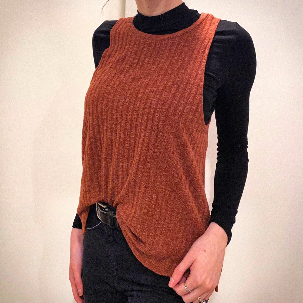 Orange tank top